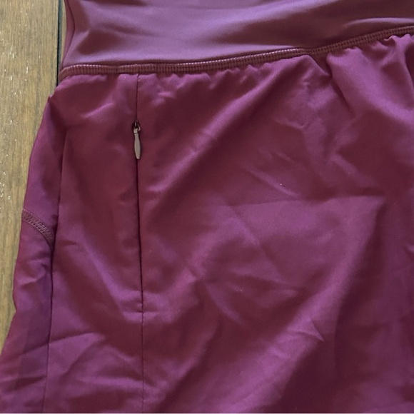 Title Nine Wahine Swim Skirt Solid Deep Maroon Size L - Picture 7 of 9